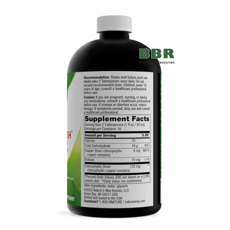 Chlorofresh Liquid Chlorophyll 480ml, Nature's Way