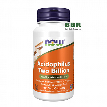 Acidophilus Two Billin 100 Veg Caps, NOW Foods