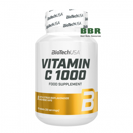 Vitamin C 1000 30 Tabs, BioTechUSA