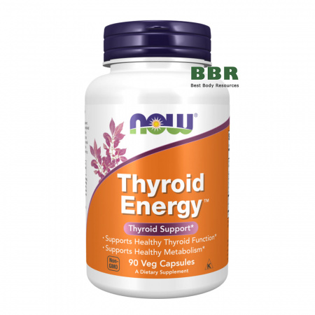 Thyroid Energy 90 Veg Caps, NOW Foods