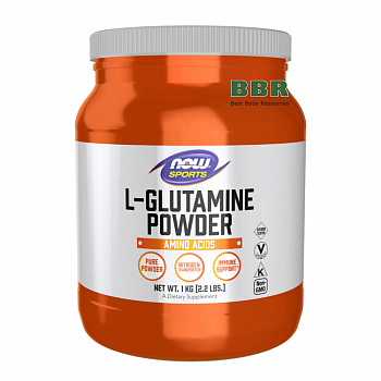 L-Glutamine Powder 1000g, NOW Foods