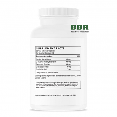 Advanced Digestive Enzymes 180 Caps, Thorne