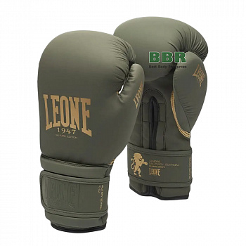 Перчатки Боксерские GN059G MILITARY EDITION Green, Leone