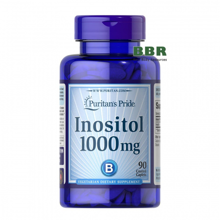 Inositol 1000mg 90 Tabs, Puritans Pride