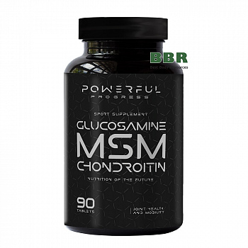 Glucosamine Chondroitin MSM 90 Tabs, Powerful Progress