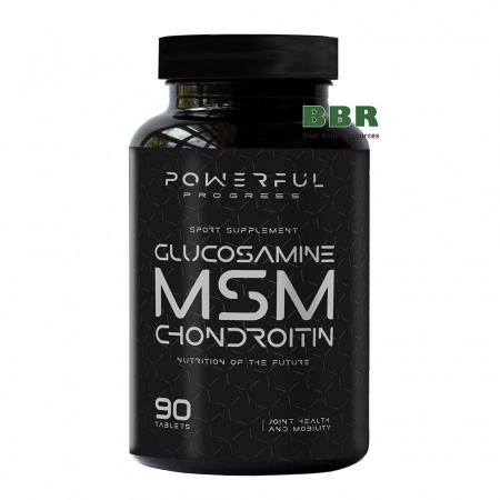 Glucosamine Chondroitin MSM 90 Tabs, Powerful Progress Glucosamine Chondroitin MSM 90 Tabs, Powerful Progress
