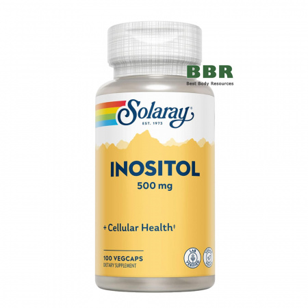 Inositol 500mg 100 Veg Caps, Solaray