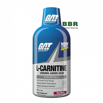 L-Carnitine 3000mg 473ml, GAT Sport