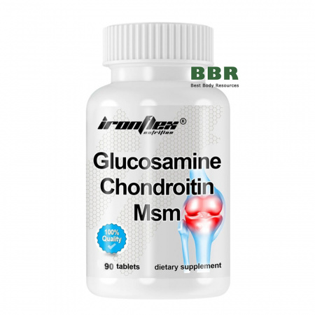 Glucosamine & Chondroitin MSM 90tab, IronFlex Glucosamine & Chondroitin MSM 90tab, IronFlex