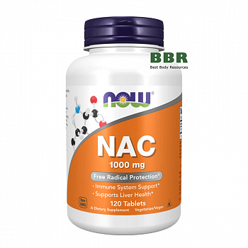 NAC 1000mg 120 Tabs, NOW Foods