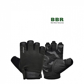Перчатки для фитнеса T2 Half Black, RDX