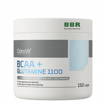 BCAA + Glutamine 1100 150 Caps, OstroVit