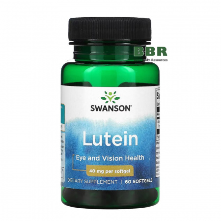 Lutein 40mg 60 Softgels, Swanson