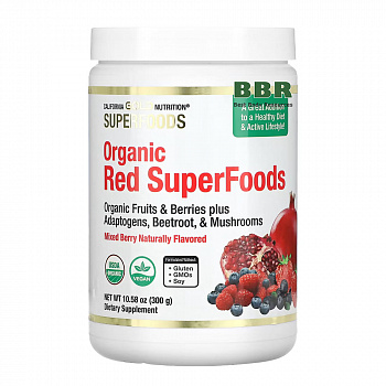 Organic Red SuperFoods 300g, California GOLD Nutrition
