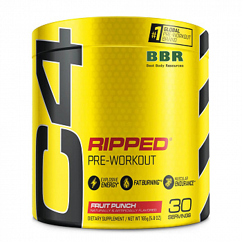 C4 Ripped Pre-Workout 30 Servings, Cellucor