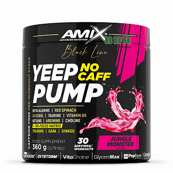  Yeep Pump No Caff Pre-Workout 360g, Amix