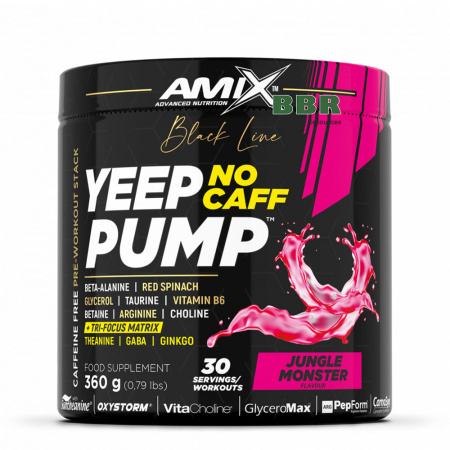  Yeep Pump No Caff Pre-Workout 360g, Amix