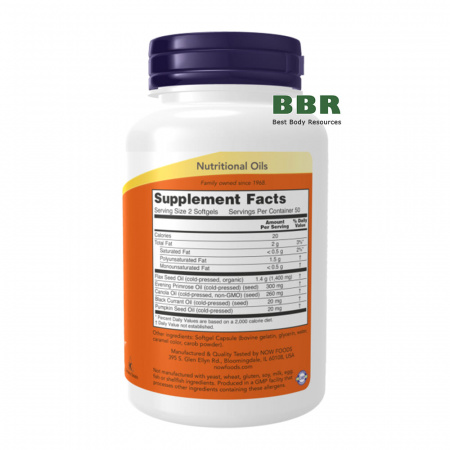 Omega 3-6-9 1000mg 250 Softgels, NOW Foods