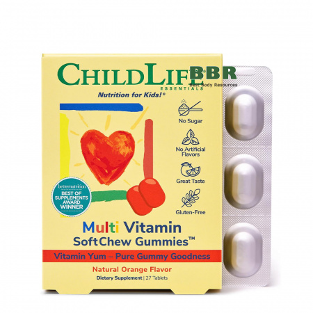 Multi Vitamin for Kids 27 Tabs, ChildLife