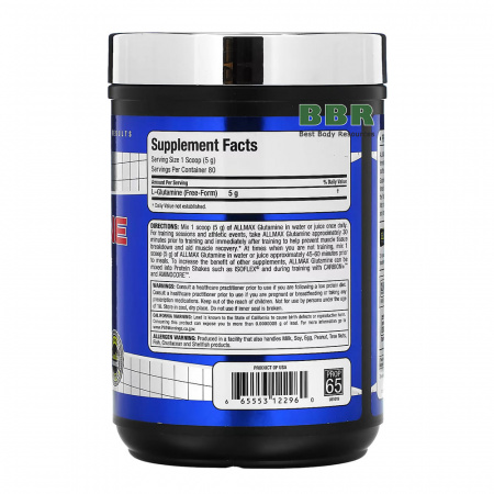 Glutamine 400g, ALLMAX Nutrition