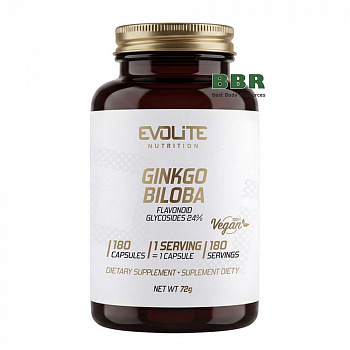 Ginkgo Biloba 60mg 180 Caps, Evolite