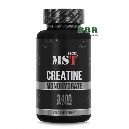 Creatine Monohydrate 3400mg 90 Caps, MST