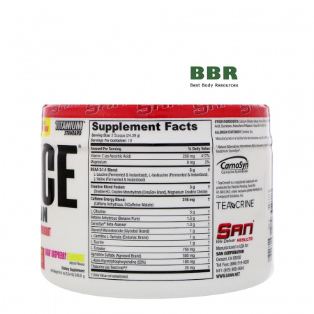 Fierce Domination 10 Servings 249g, SAN