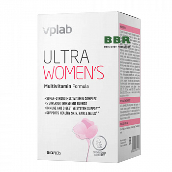 Ultra Women Multivitamin 90 caps, VP Labs