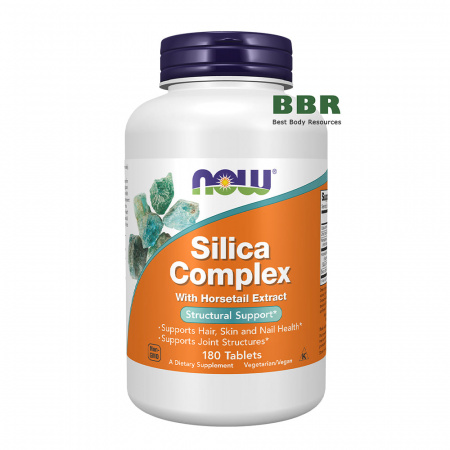 Silica Complex 180 Tabs, NOW Foods