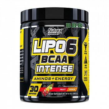 Lipo-6 BCAA Intense Energy 30 Servings, Nutrex