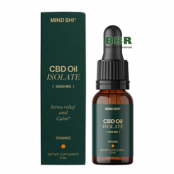 CBD Oil Isolate 3000mg 10ml, Mind Shi