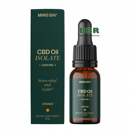 CBD Oil Isolate 3000mg 10ml, Mind Shi
