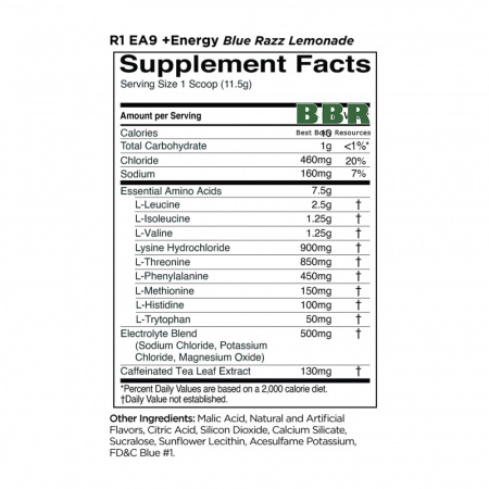 R1 Essential Amino 9 + Energy 30 Servings 345g, Rule One