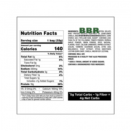 Original Style Protein Chips 32g, Quest Nutrition Original Style Protein Chips 32g, Quest Nutrition