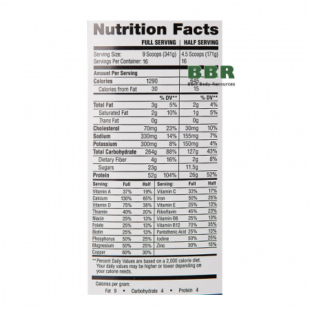Muscle Mass Gainer 5.44kg, LABRADA Muscle Mass Gainer 5.44kg, LABRADA