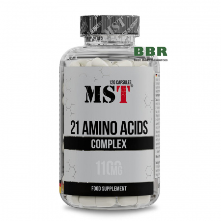 21 Amino Acids Complex 120 Caps, MST