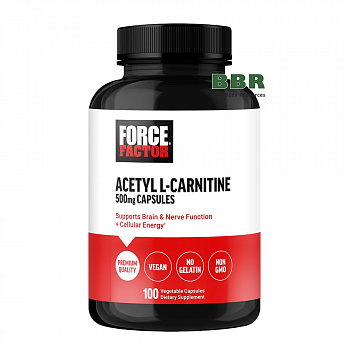 Acetyl L-Carnitine 500mg 100 Veg Caps, Force Factor