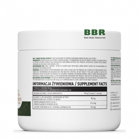 Ginkgo Biloba Extract 50g, OstroVit