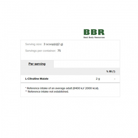 L-Citrulline Malate 150g, Prozis