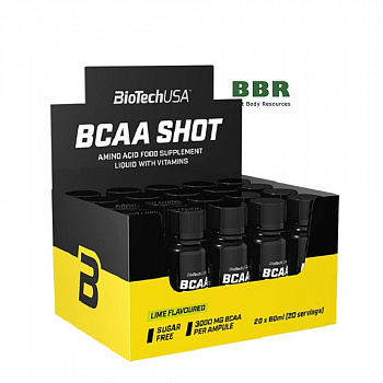 BCAA Liquid Shot 60ml, BioTechUSA
