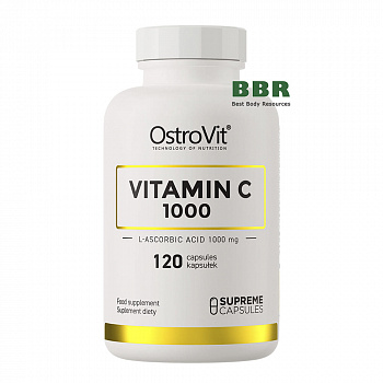 Vitamin C 1000mg 120 Caps, OstroVit