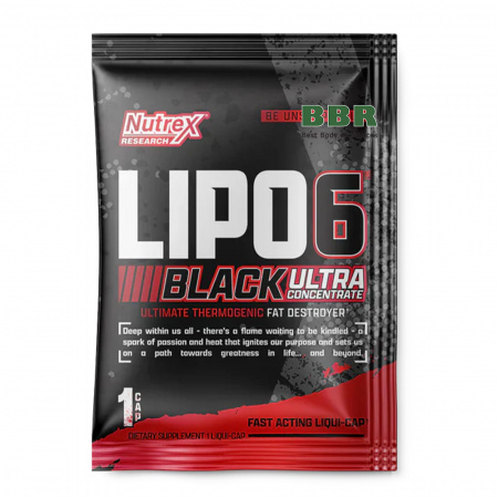 Lipo-6 Black Ultra Concentrate 1 Caps, Nutrex