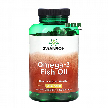 Omega 3 Fish Oil 150 Softgels, Swanson