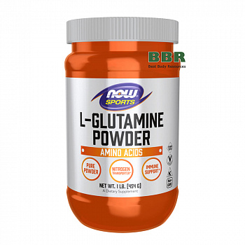 L-Glutamine Powder 454g, NOW Foods