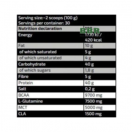 Gold Oat Meal 3kg, Kevin Levrone