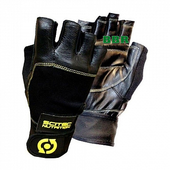 Перчатки Glove Scitec Yellow Leather Style, Scitec Nutrition
