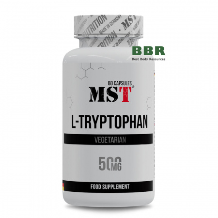 L-Tryptophan 500mg 60 Caps, MST
