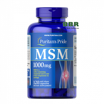 MSM 1000mg 120 Caps, Puritans Pride