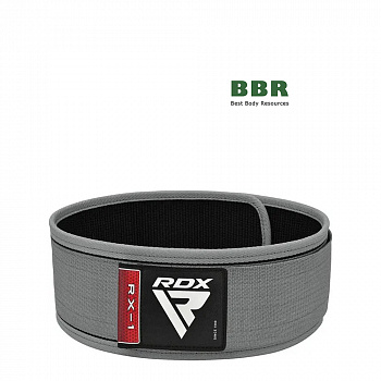 Пояс для тяжелой атлетики RX1 Weight Lifting Belt Grey, RDX