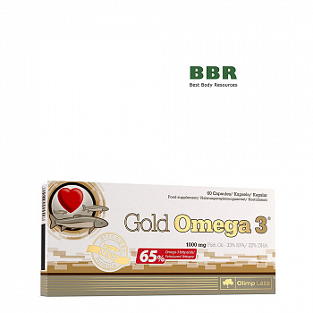 Gold Omega 3 65% 60 Softgels, Olimp